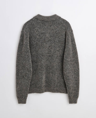 Maglia Sunflower Grey Melange da Uomo 3074 mohair polo