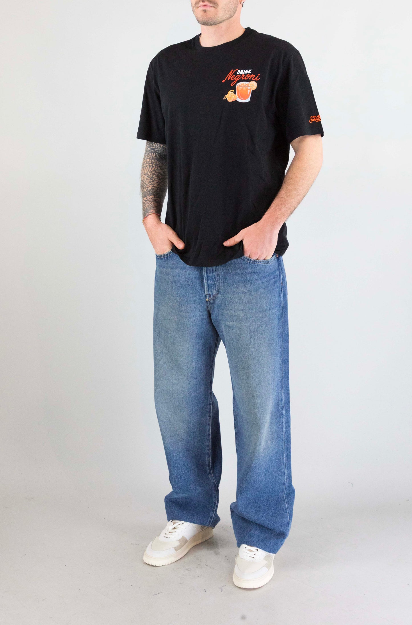 T-Shirt Mc2 Saint Barth Drink Negroni da Uomo portland