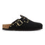 Scarpa Birkenstock Nero da Uomo 1030491 boston rivet