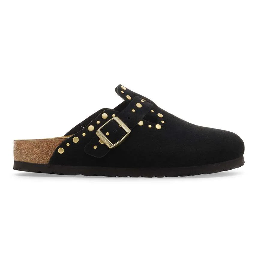 Scarpa Birkenstock Nero da Uomo 1030491 boston rivet