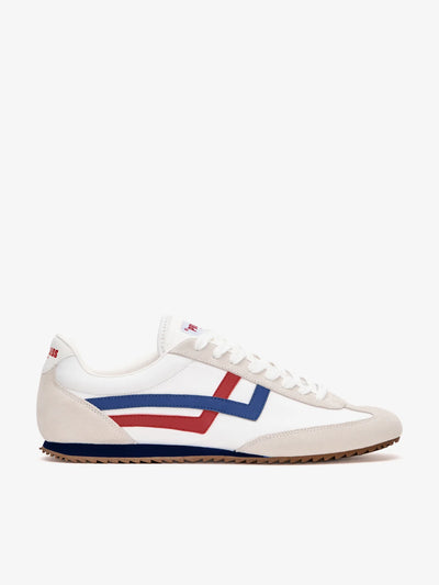 Scarpa Pro Keds White Red Blue da Donna r7226slw racer 77