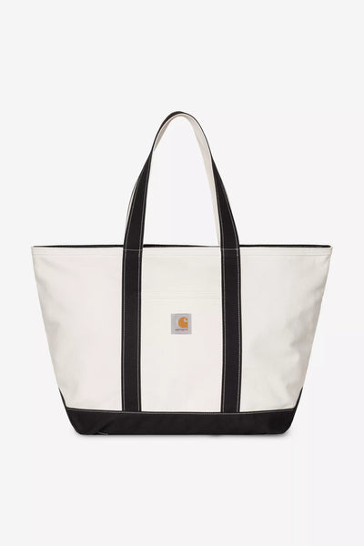 Borsa Carhartt Wip Natural Black da Uomo i036926 canvas beach