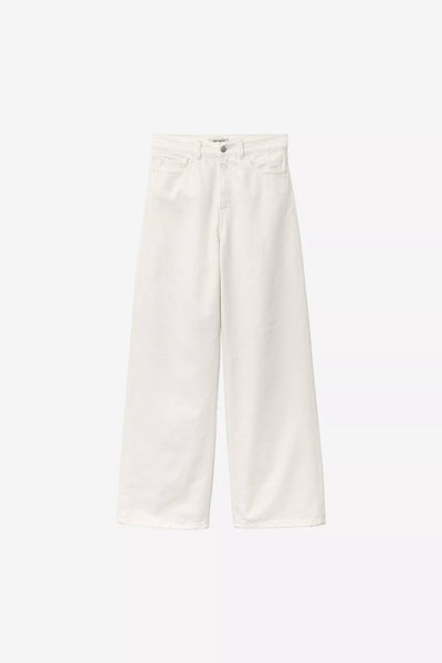 Pantalone Carhartt Wip White Rinsed da Donna i030497 jane pant