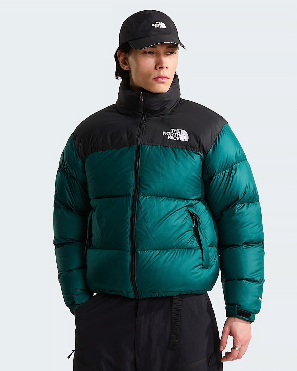 Giubbotto The North Face Pacific Teal Tnf Black da Uomo nf0a3c8ds7