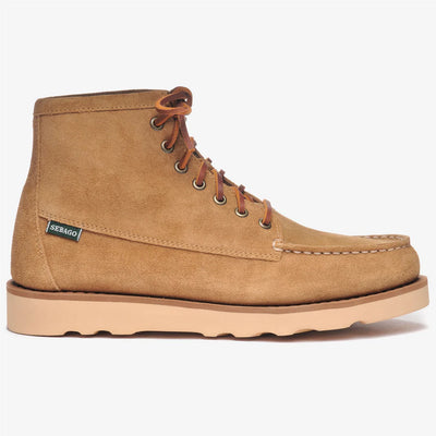 Scarpa Sebago Beige Camel da Donna 76113pw tala mid suede