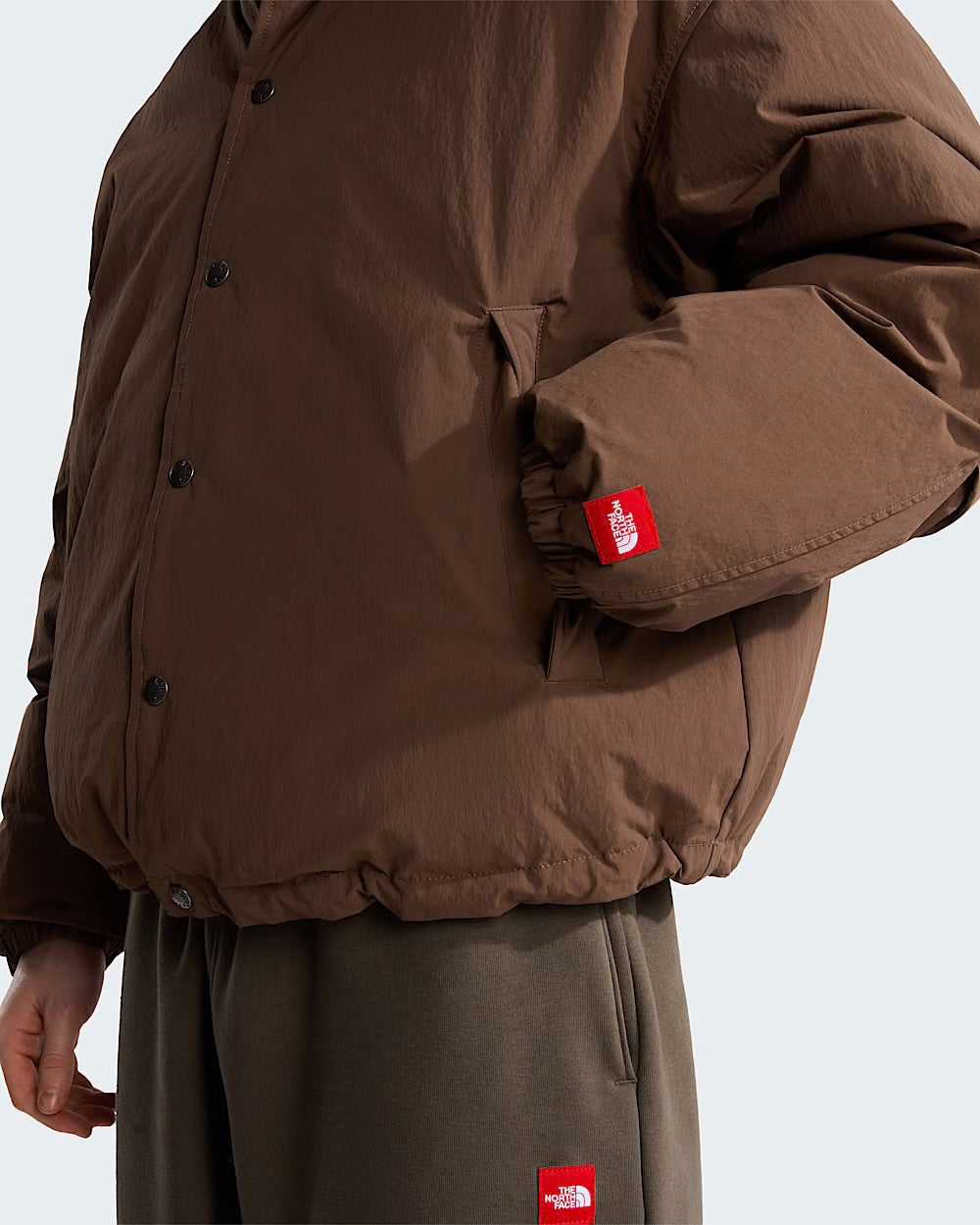 Giubbotto The North Face Smokey Brown da Uomo nf0a8egb 1ol tnf rb down