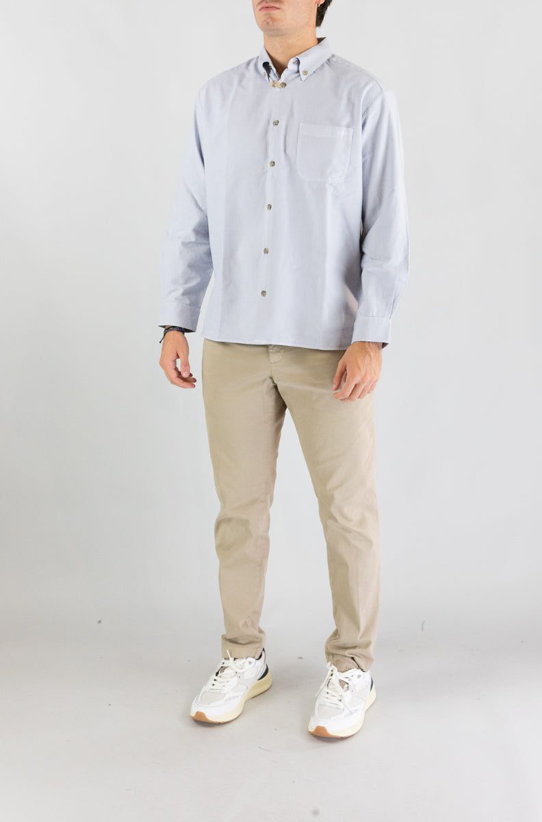 Camicia Apc Bleu da Uomo cohoe h12599 mateo logo