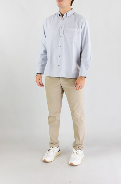 Camicia Apc Bleu da Uomo cohoe h12599 mateo logo
