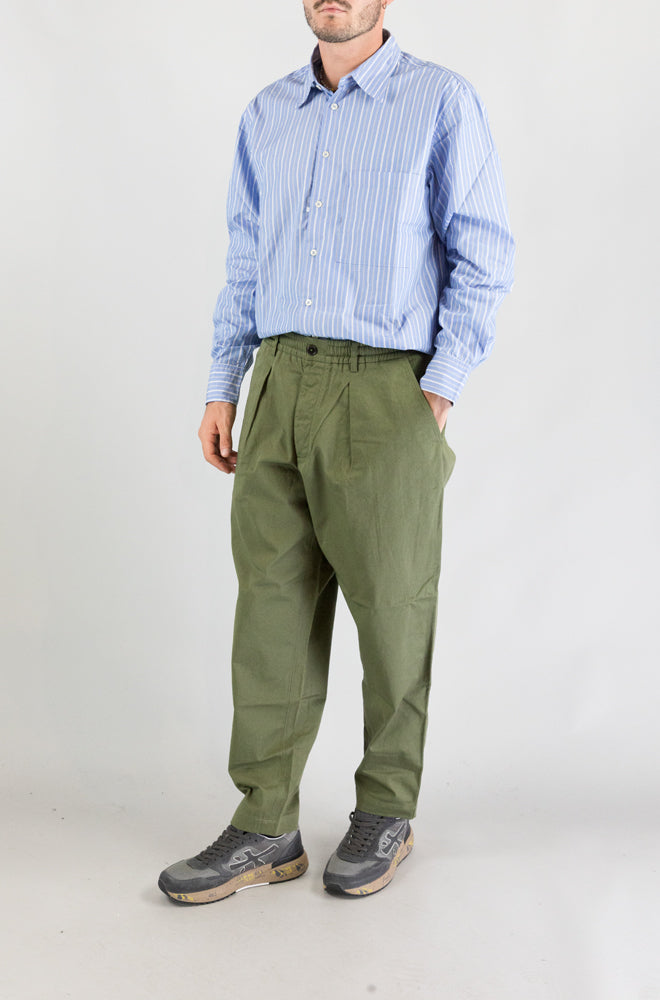 Pantalone Universal Work Olive da Uomo 00134 twill track