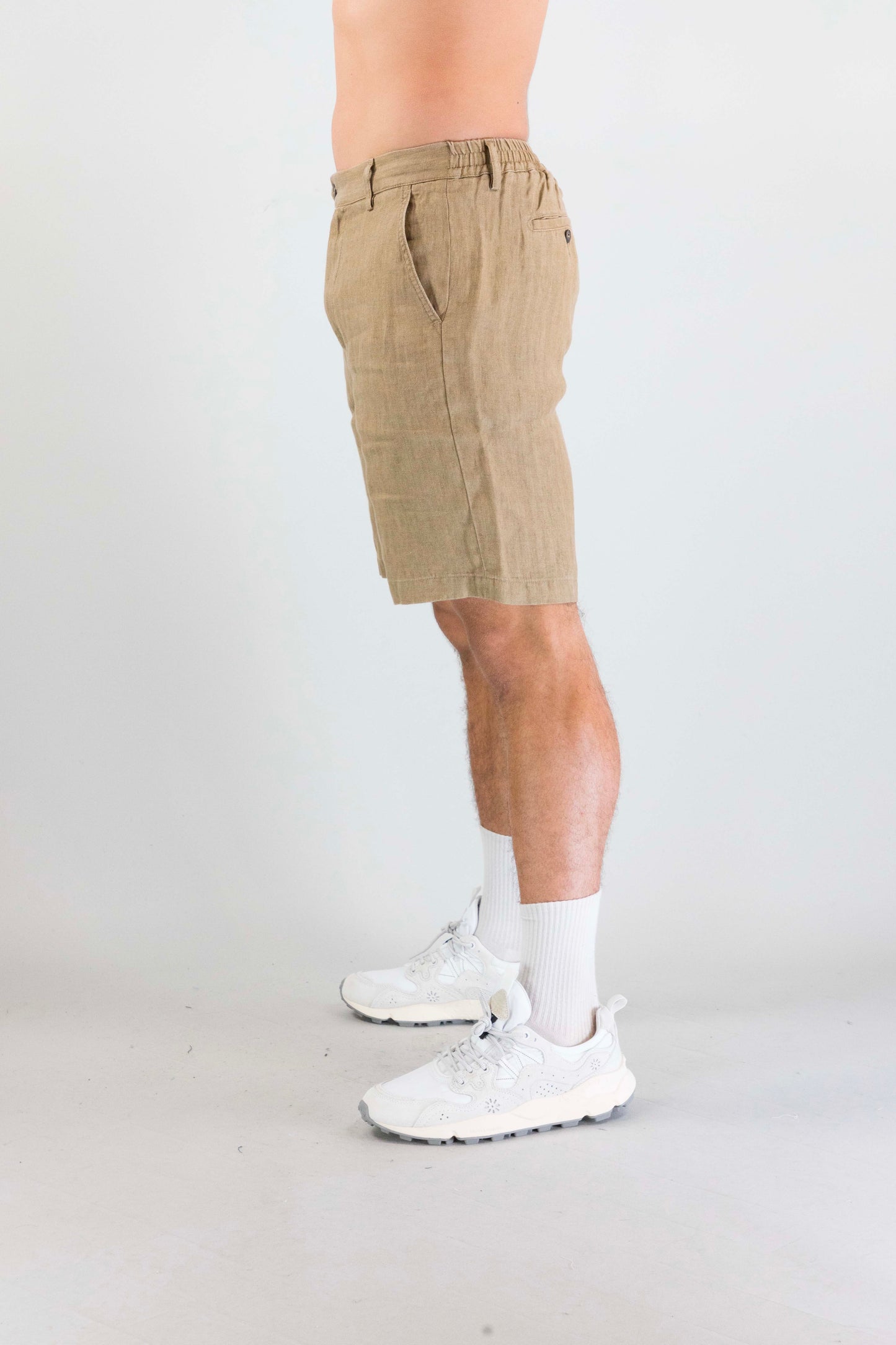 Pantalone Mc2 Saint Barth Linen Herrinbone da Uomo sebastian
