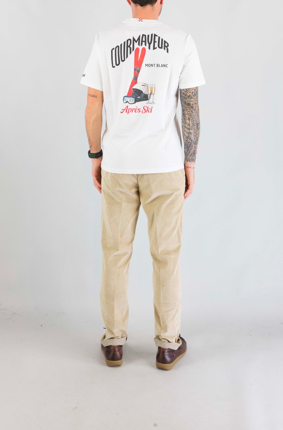 T-Shirt Mc2 Saint Barth Courmayer Apres da Uomo arnott warm