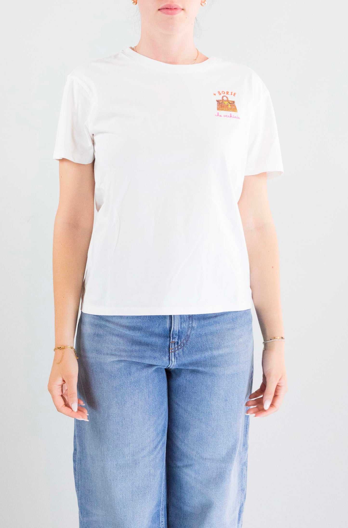 T-Shirt Mc2 Saint Barth Borse Occhiaie da Donna emilie
