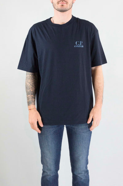 T-Shirt Cp Company Total Ecplise da Uomo 20cmts143a110579w