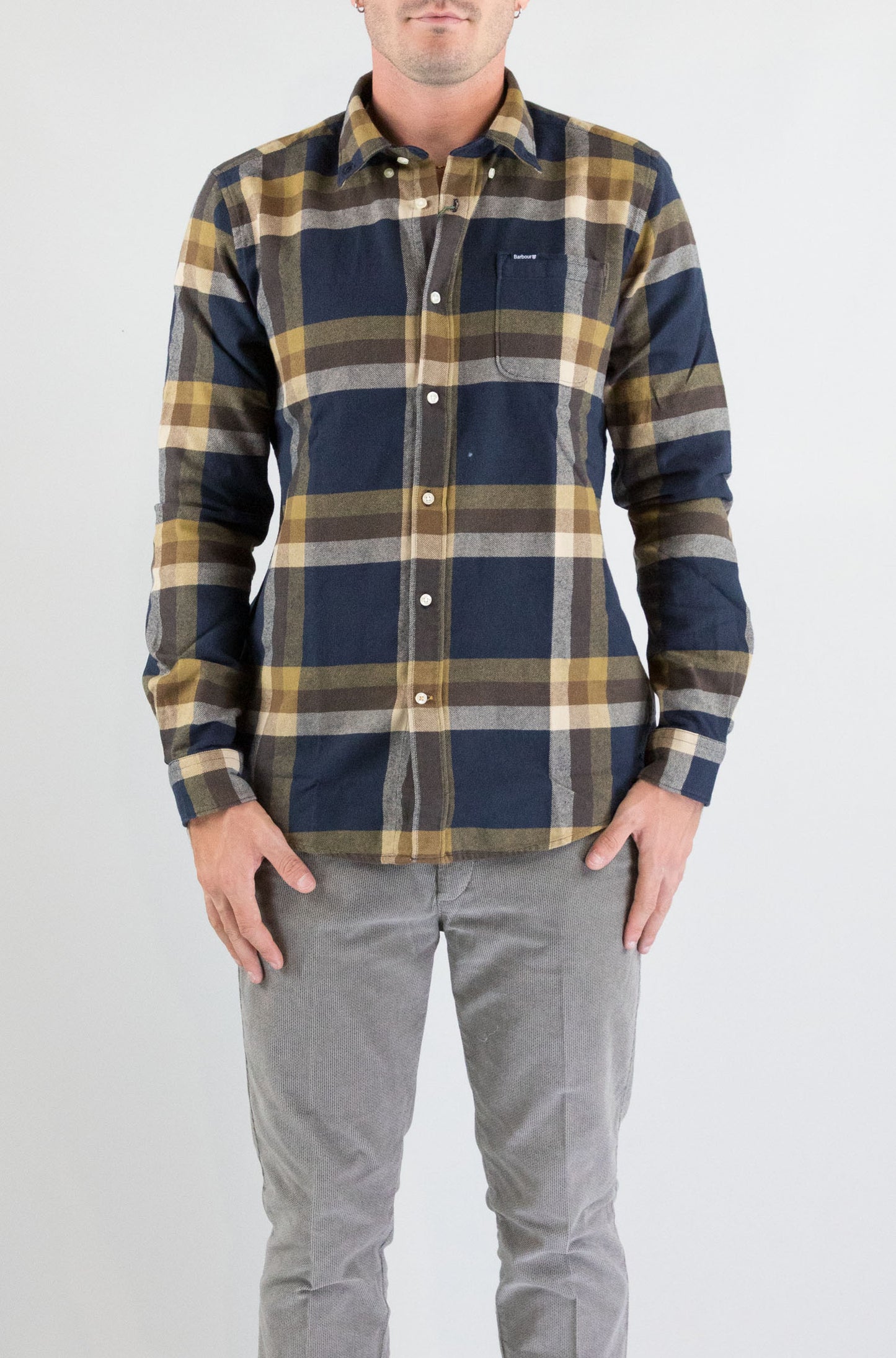 Camicia Barbour Ny91 da Uomo msh5364 folley tailored