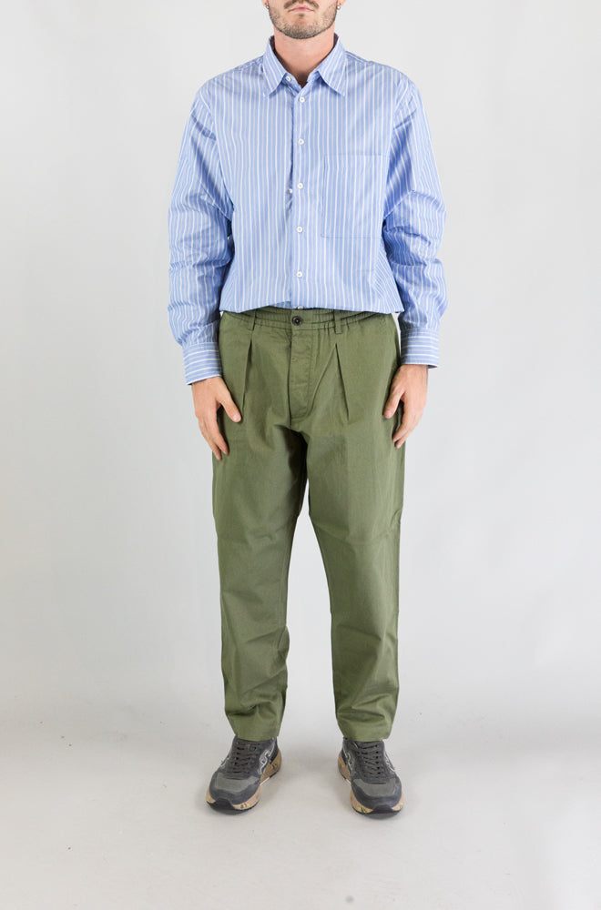 Pantalone Universal Work Olive da Uomo 00134 twill track