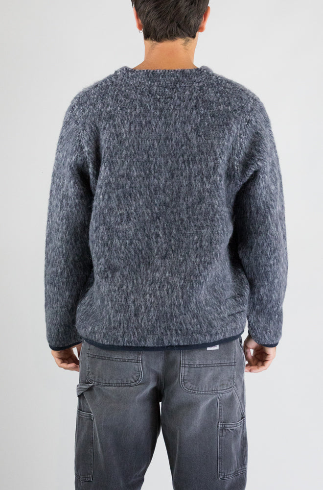 Maglia Universal Work Navy da Uomo 35650 losso mohair mix
