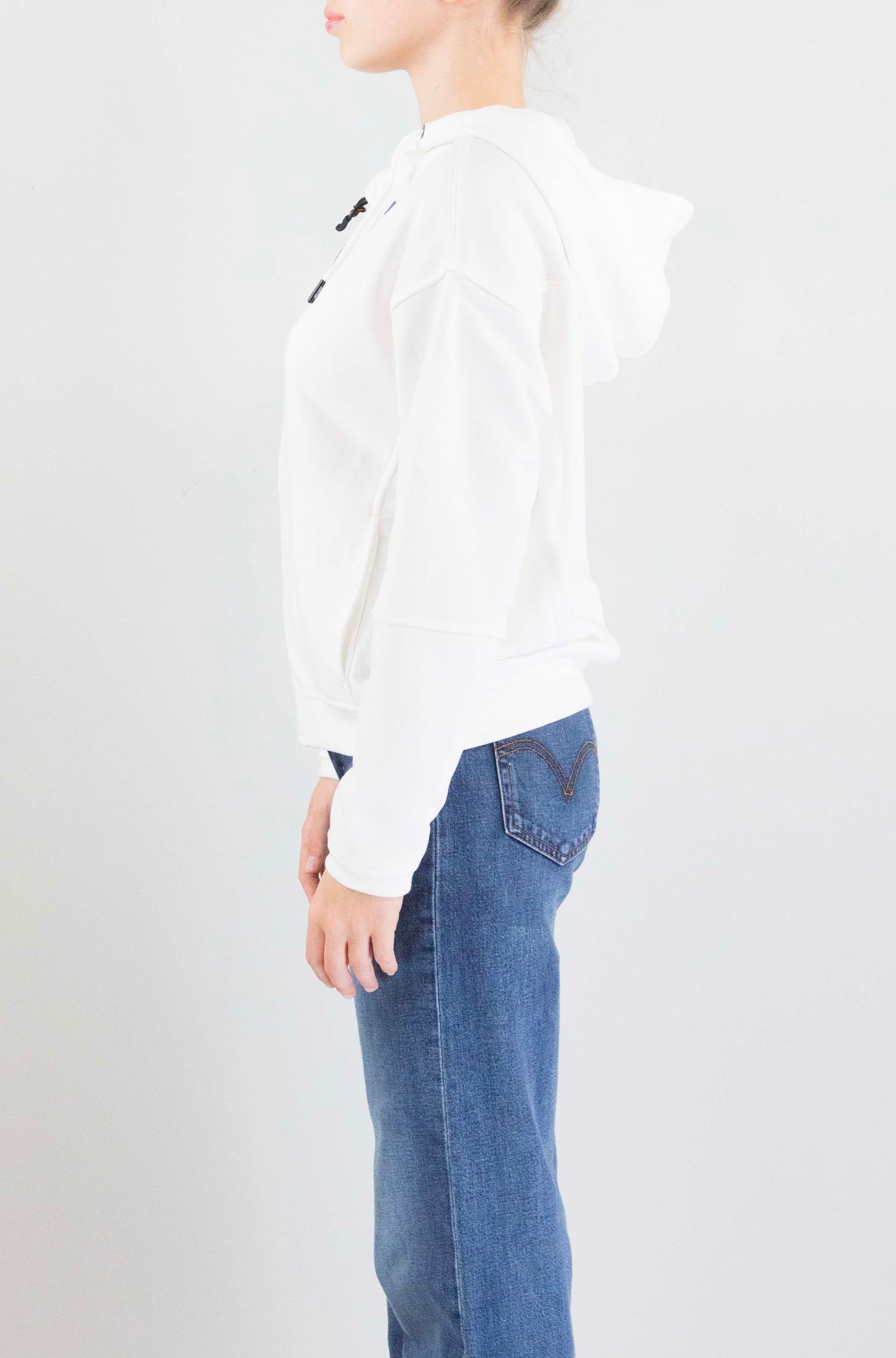 Felpa Kway 001 White da Donna k4146gw lara