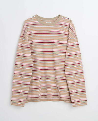 T-Shirt Sunflower beige da Uomo 2064 stripe ls pocket