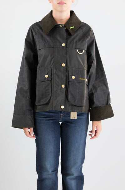 Giubbotto Barbour Ol71 da Donna lwx1584 tartan spey wax