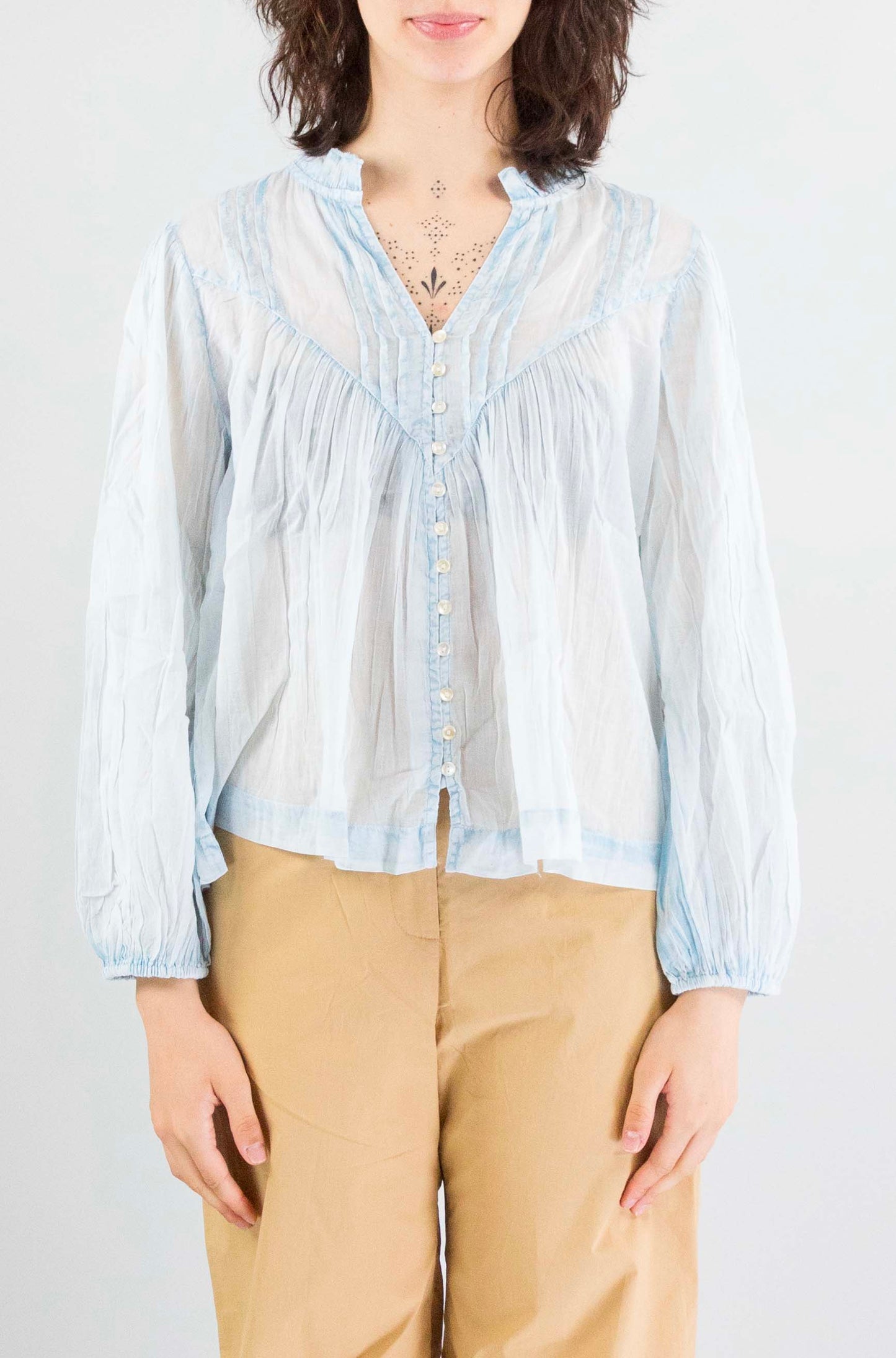 Camicia Suncoo Blue Ciel da Donna s26c07179
