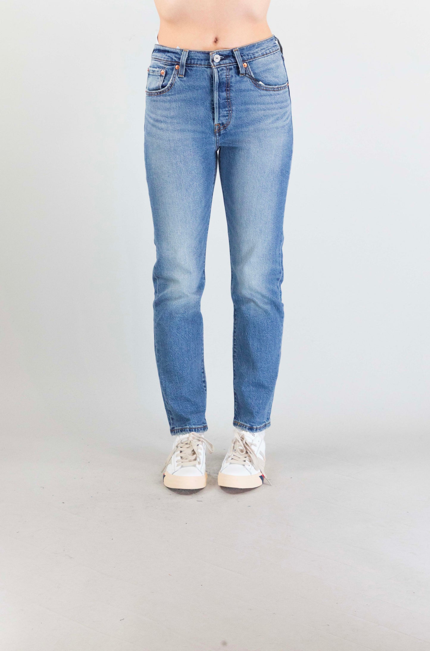 Jeans Levis  Roaming On Two da Donna a8746 0005 501 crop lightweight