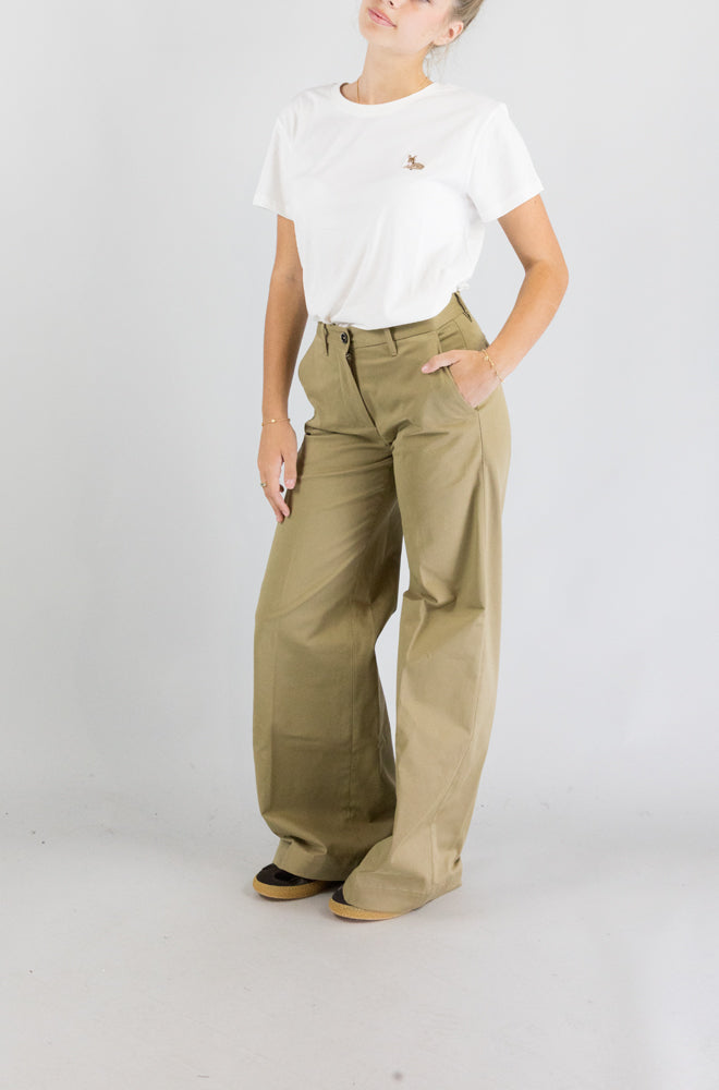 Pantalone Nine In The Morning Camel da Donna nadia chino palazzo
