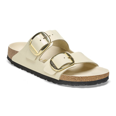 Scarpa Birkenstock Ecru da Donna 1026128 arizona gig buckle calz s