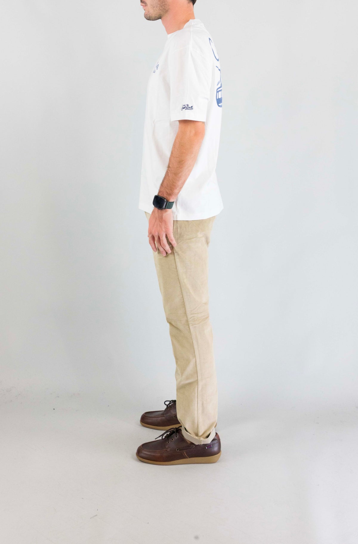 T-Shirt Mc2 Saint Barth 01295m Courma Mono da Uomo johnny raw