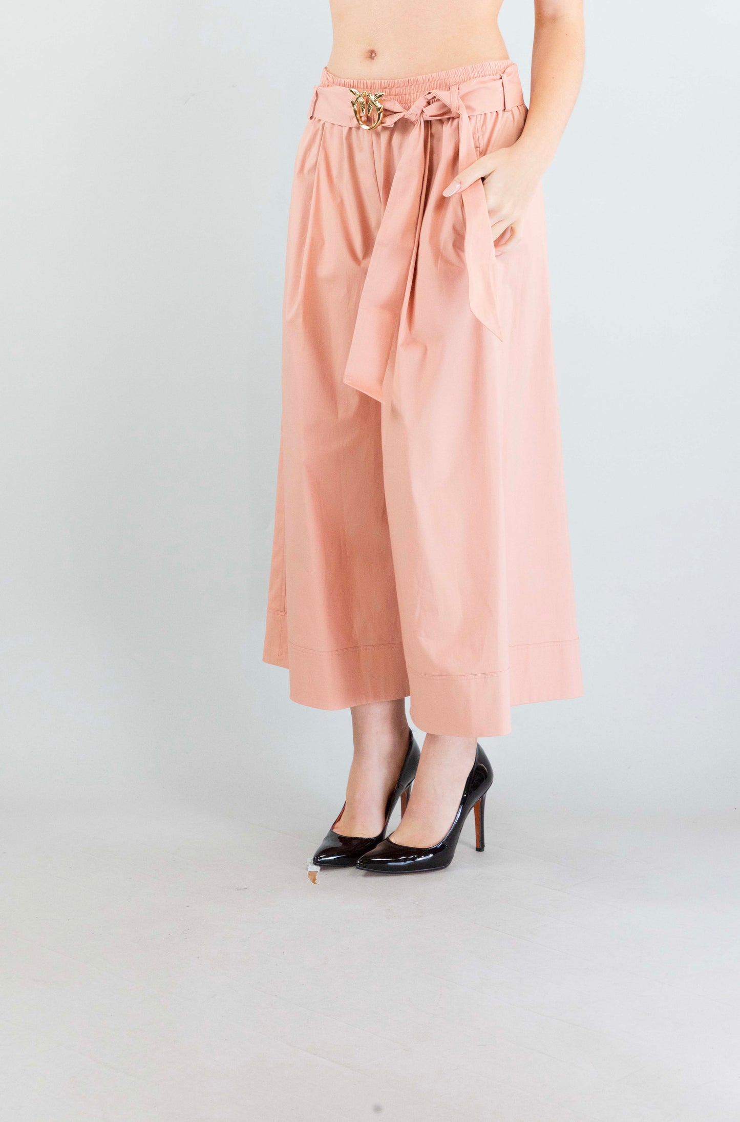 Pantalone Pinko Rosa da Donna doreen comfort popeline