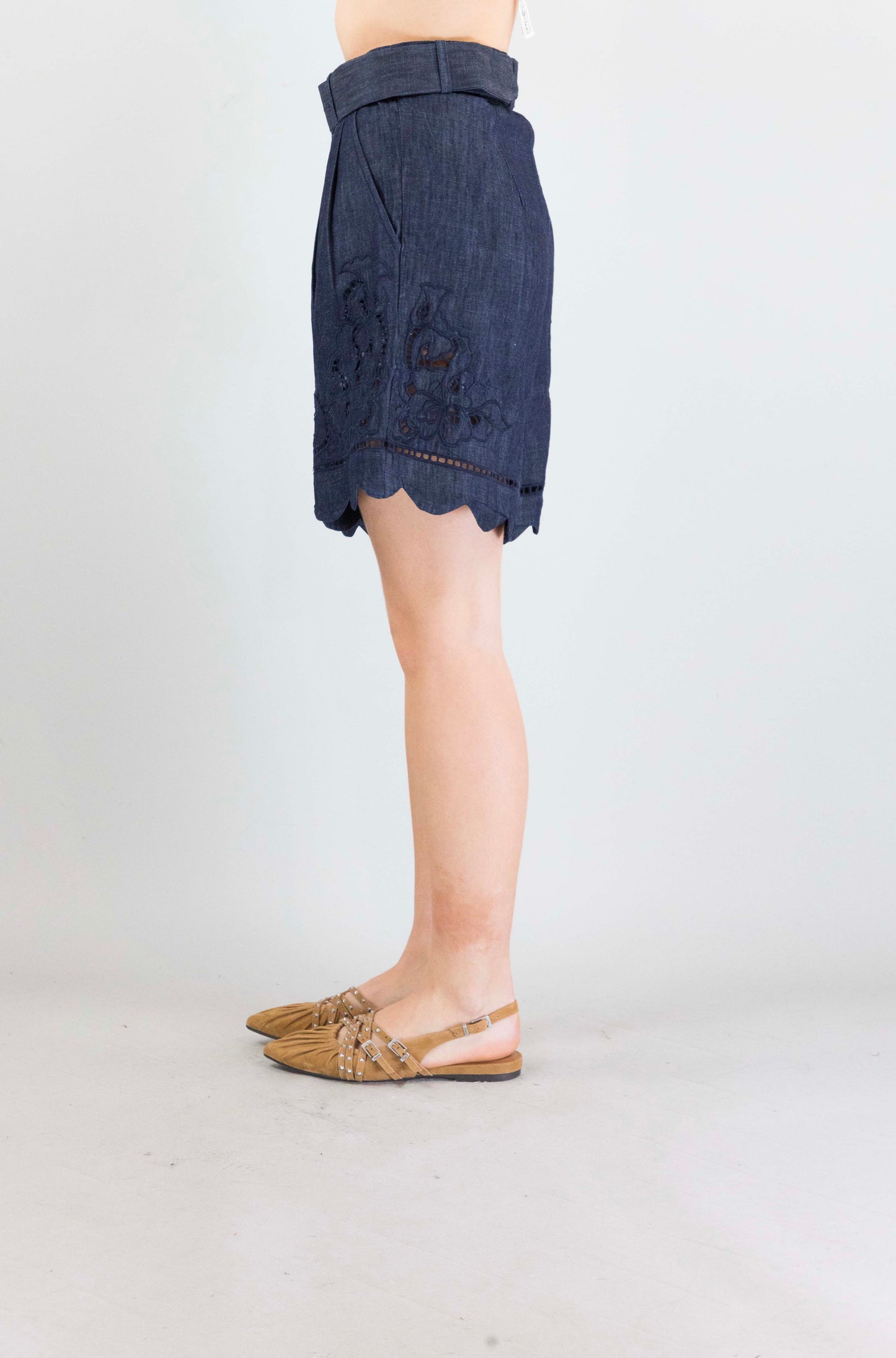 Pantalone Scarlett Poppies Denim Blue da Donna sandsora