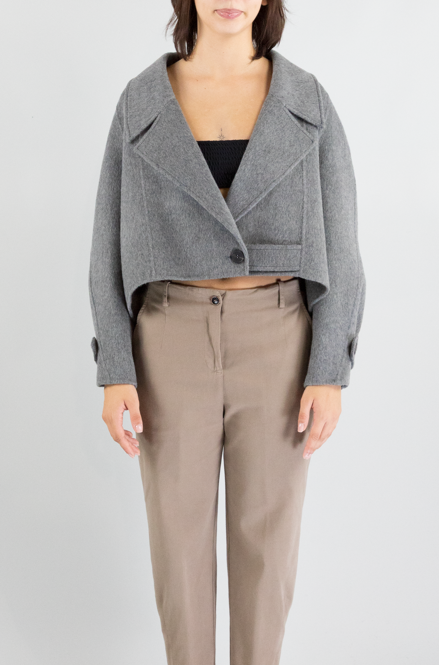 Cappotto Vicolo Grigio da Donna tf0026