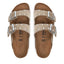Scarpa Birkenstock Calz M Taupe da Donna 1029390 arizona rivet suede