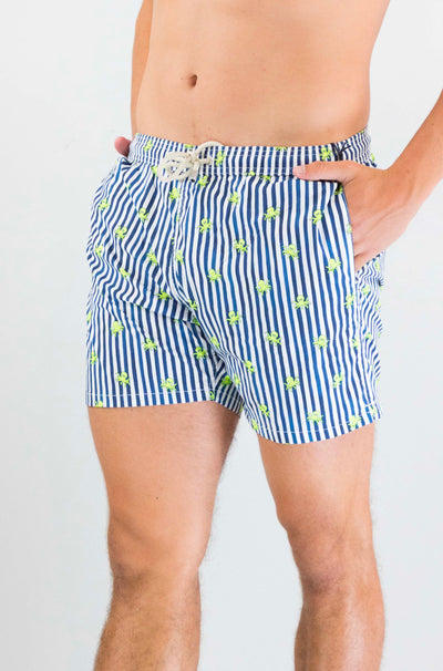 Costume Mc2 Saint Barth Octopus Stripes da Uomo lighting micro stretch
