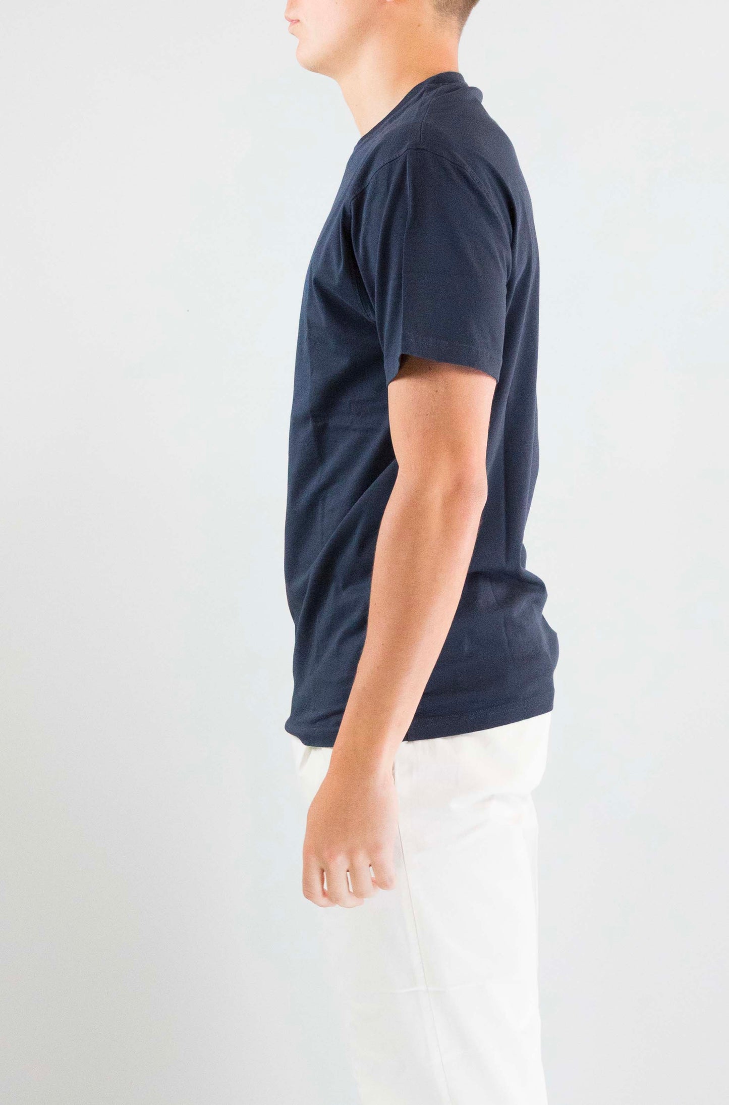 T-Shirt Sundek Navy da Uomo m129tej780t