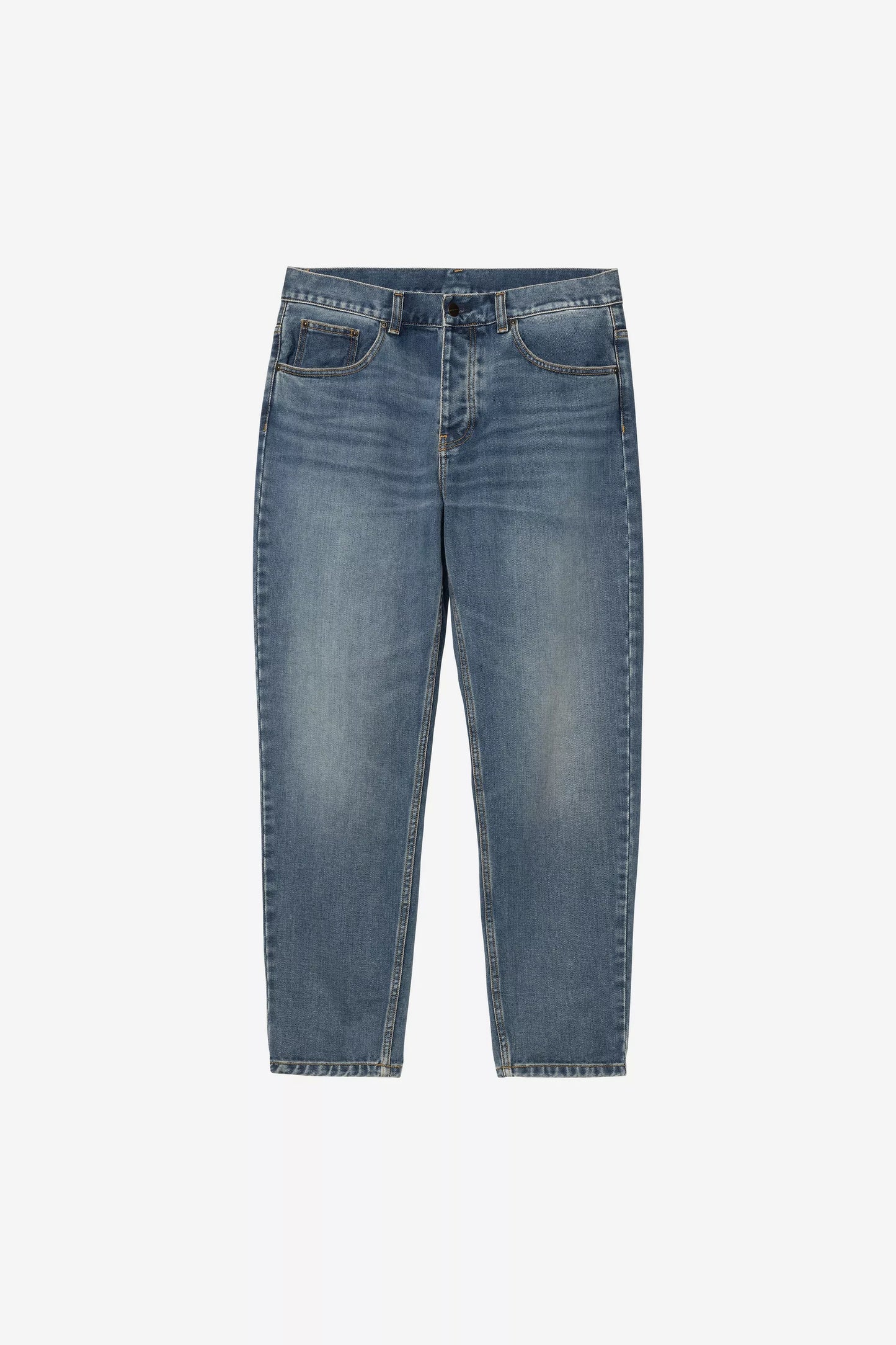 Jeans Carhartt Wip Blue Dark Used Wash da Uomo i029208 newel