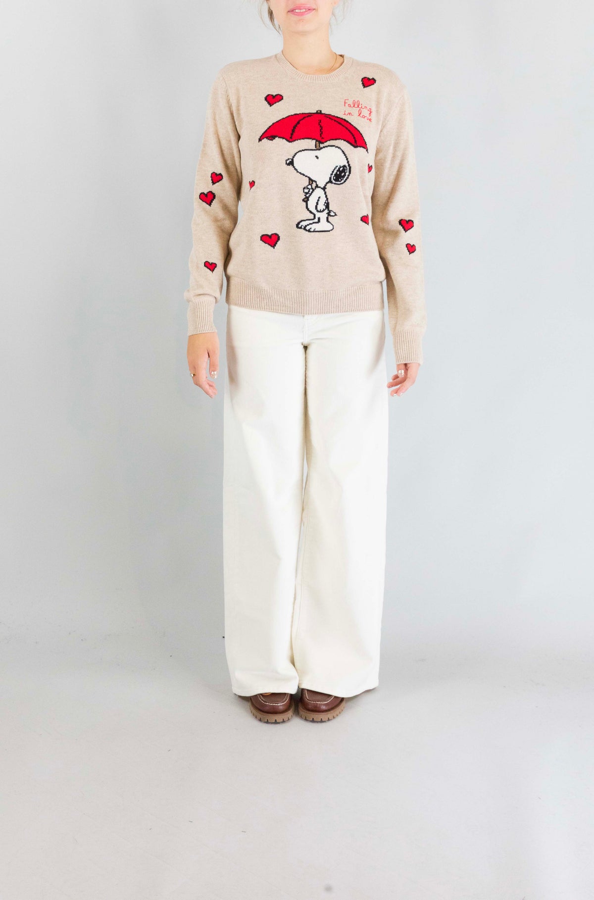 Maglia Mc2 Saint Barth Snoopy Falling da Donna new queen p
