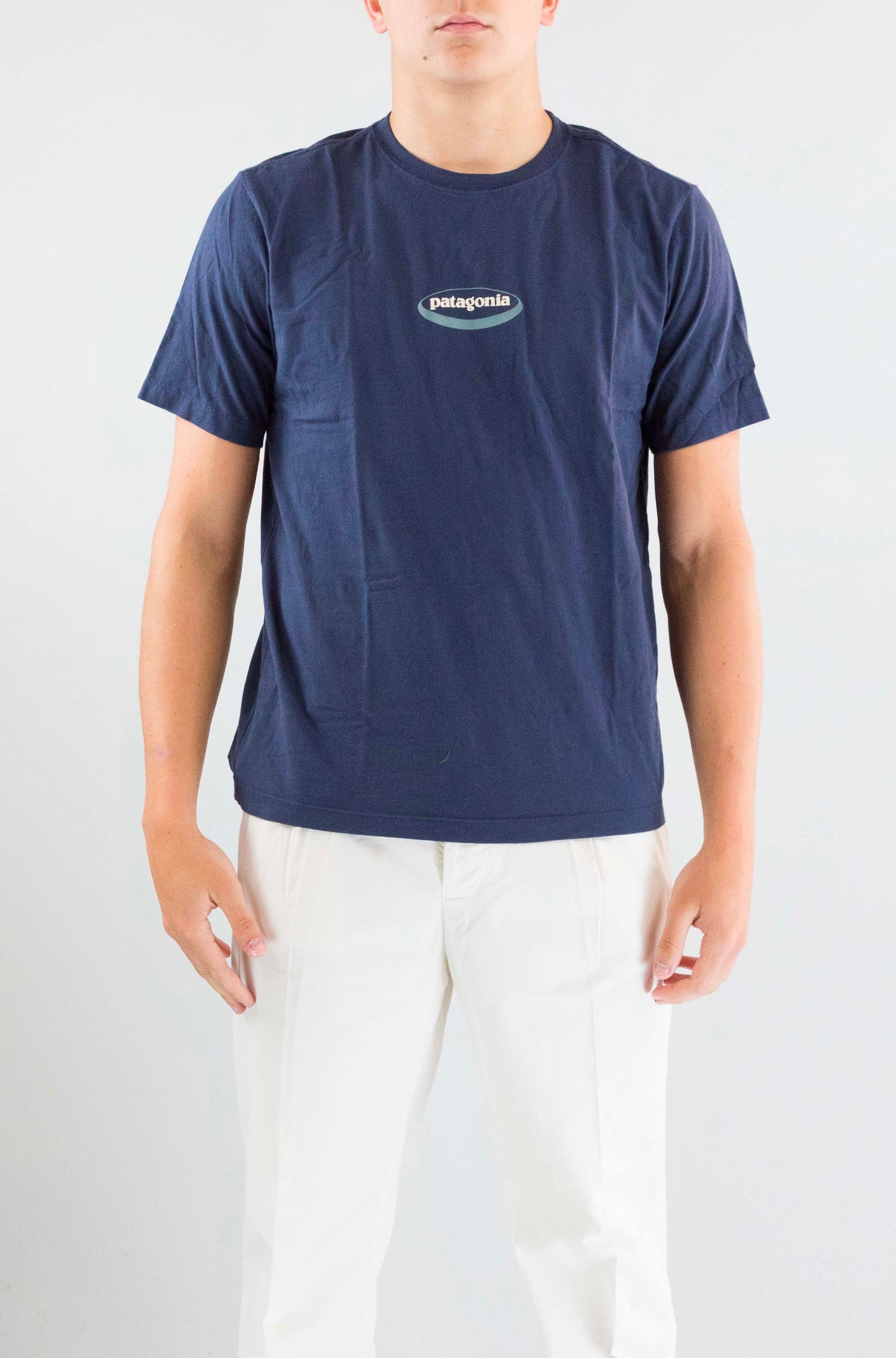 T-Shirt Patagonia Nnko da Uomo 37847 m95 oval logo