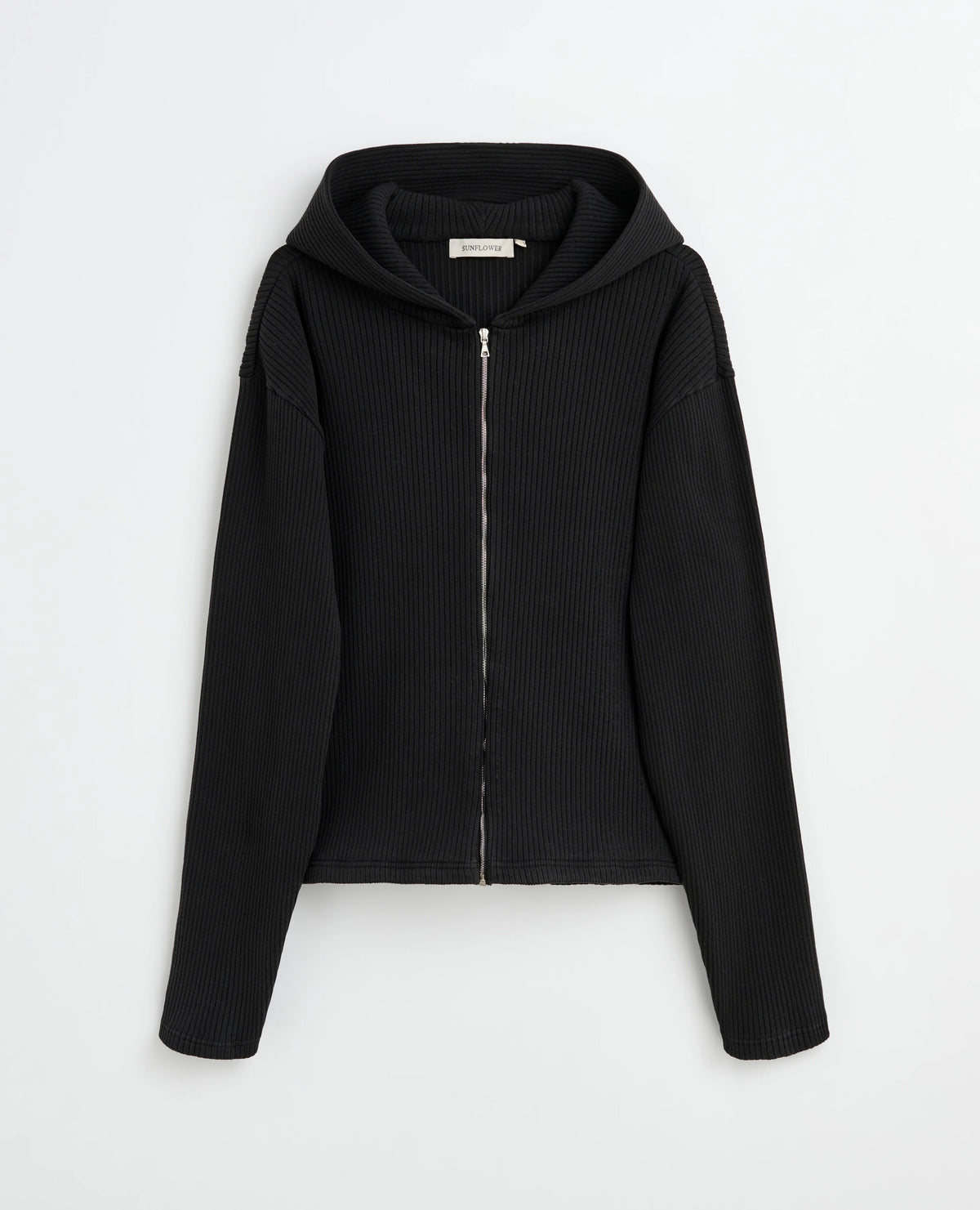 Maglia Sunflower 999 Black da Uomo 2070 rib zip