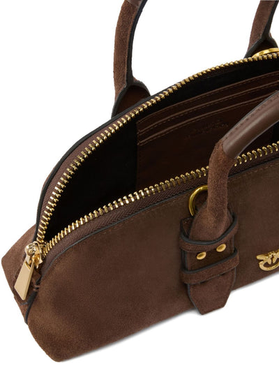 Borsa Pinko L74v Marrone da Donna bowling horizontal 105334 a0qo
