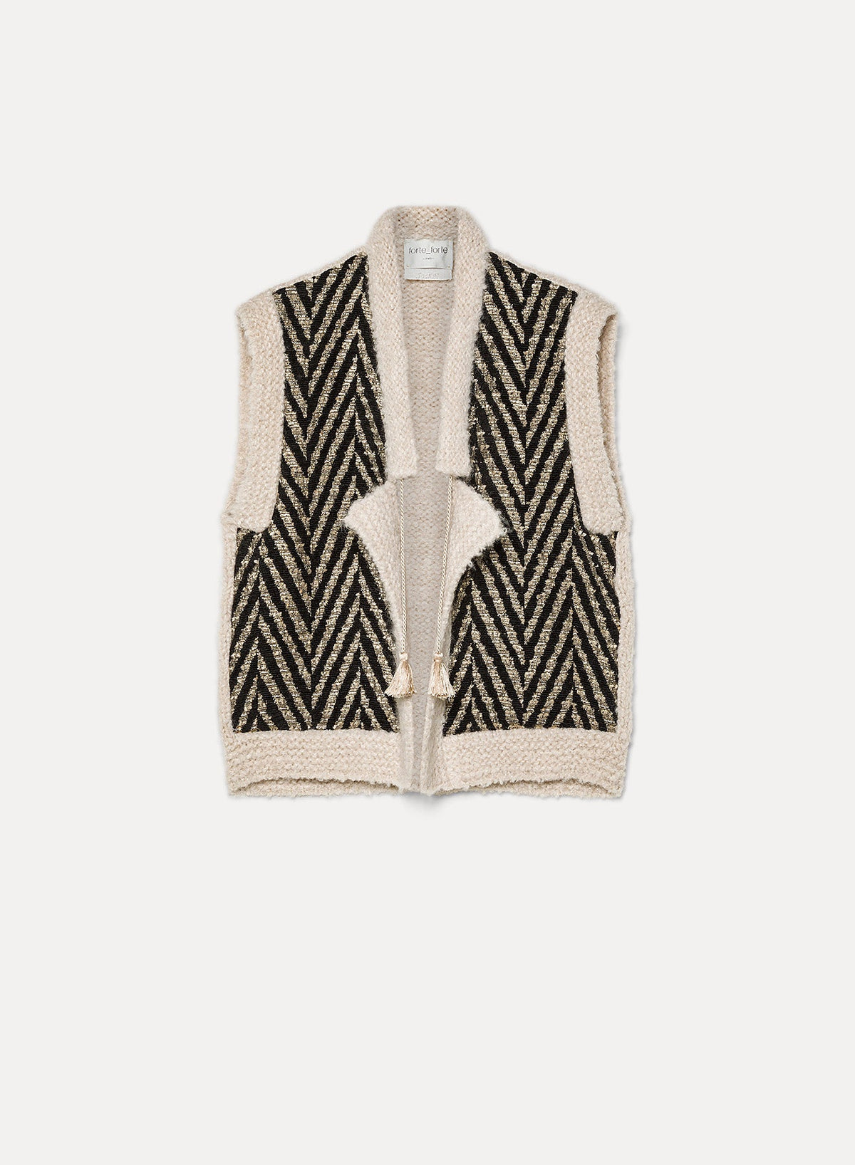 Gilet Forte Forte Nero da Donna 15016