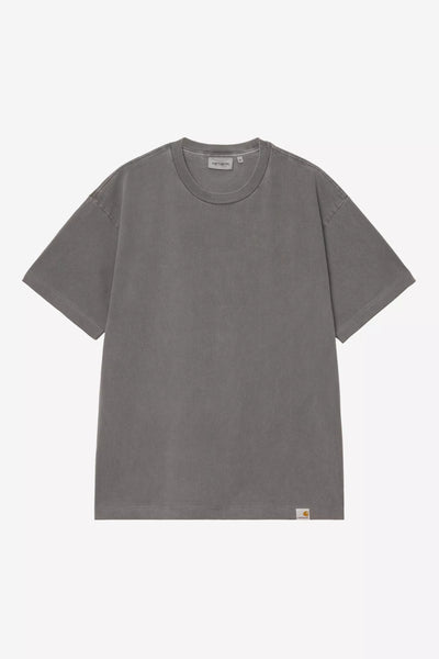 T-Shirt Carhartt Wip Black Garment Dyed da Uomo i035448