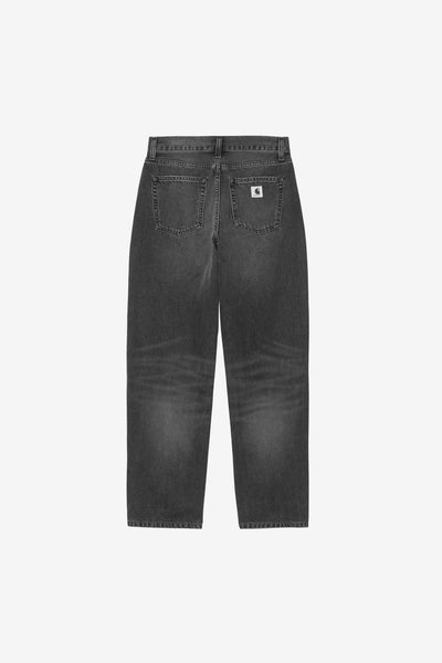 Jeans Carhartt Wip Black Dark Used Wash da Donna i035881 arin