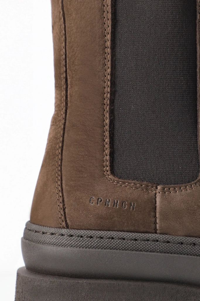 Scarpa Copenhagen Studios Chocolate da Donna chelsea boot CPH686 nabuc chocolate