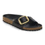Scarpa Birkenstock Black da Donna 1022650 madrid big buckle shine calzata s