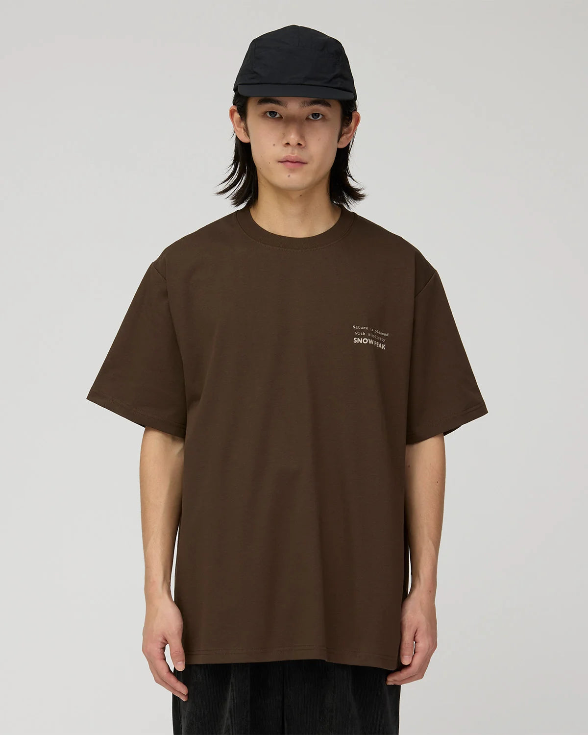 T-Shirt Snow Peak Brown da Uomo elemental balance