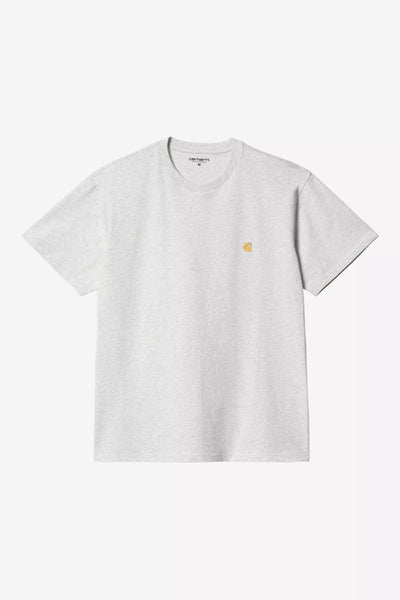 T-Shirt Carhartt Wip White Gold da Uomo i026391 chase