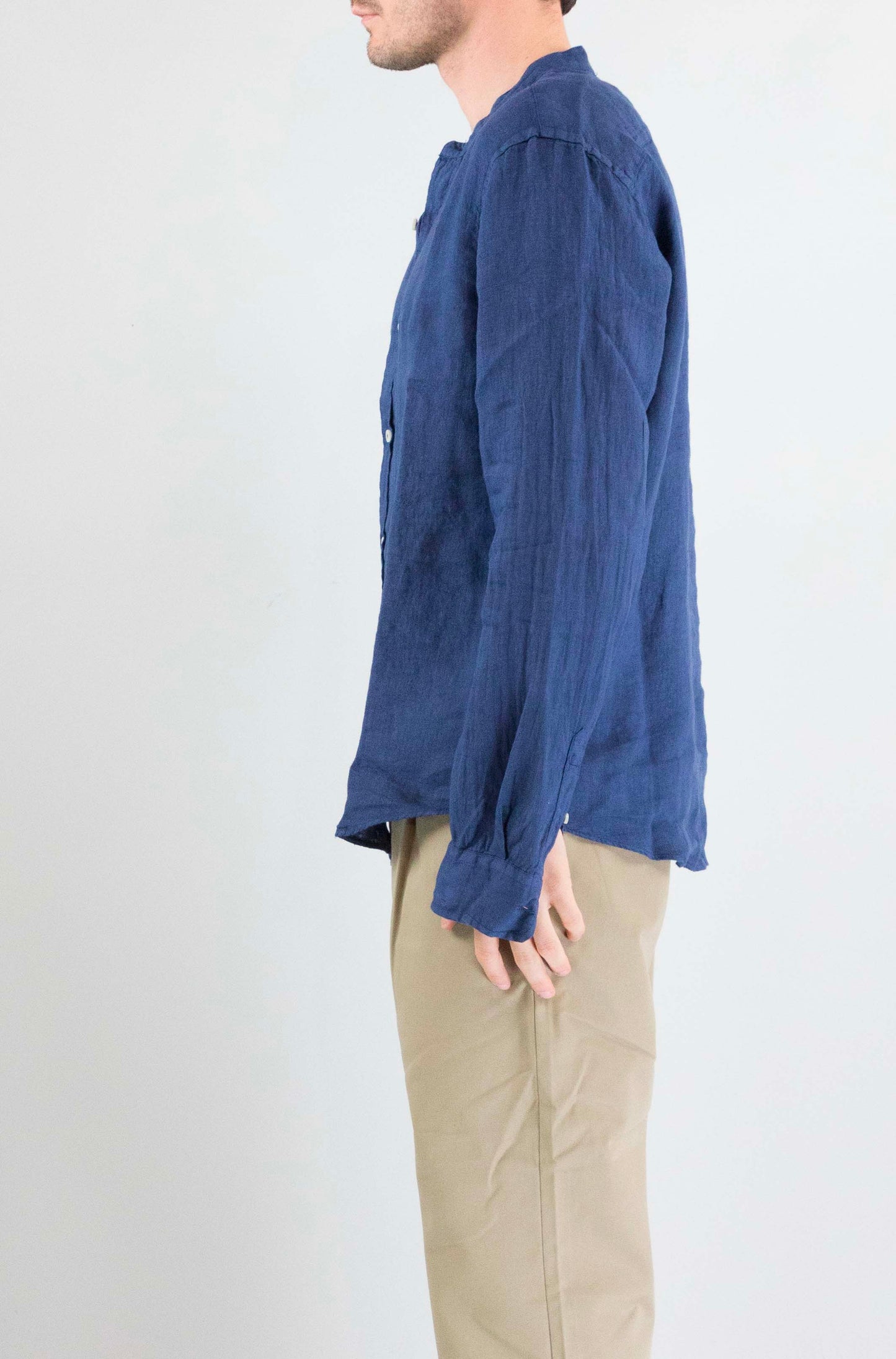 Camicia Roy Roger’S Blue Navy da Uomo rru404p4220569 c0048