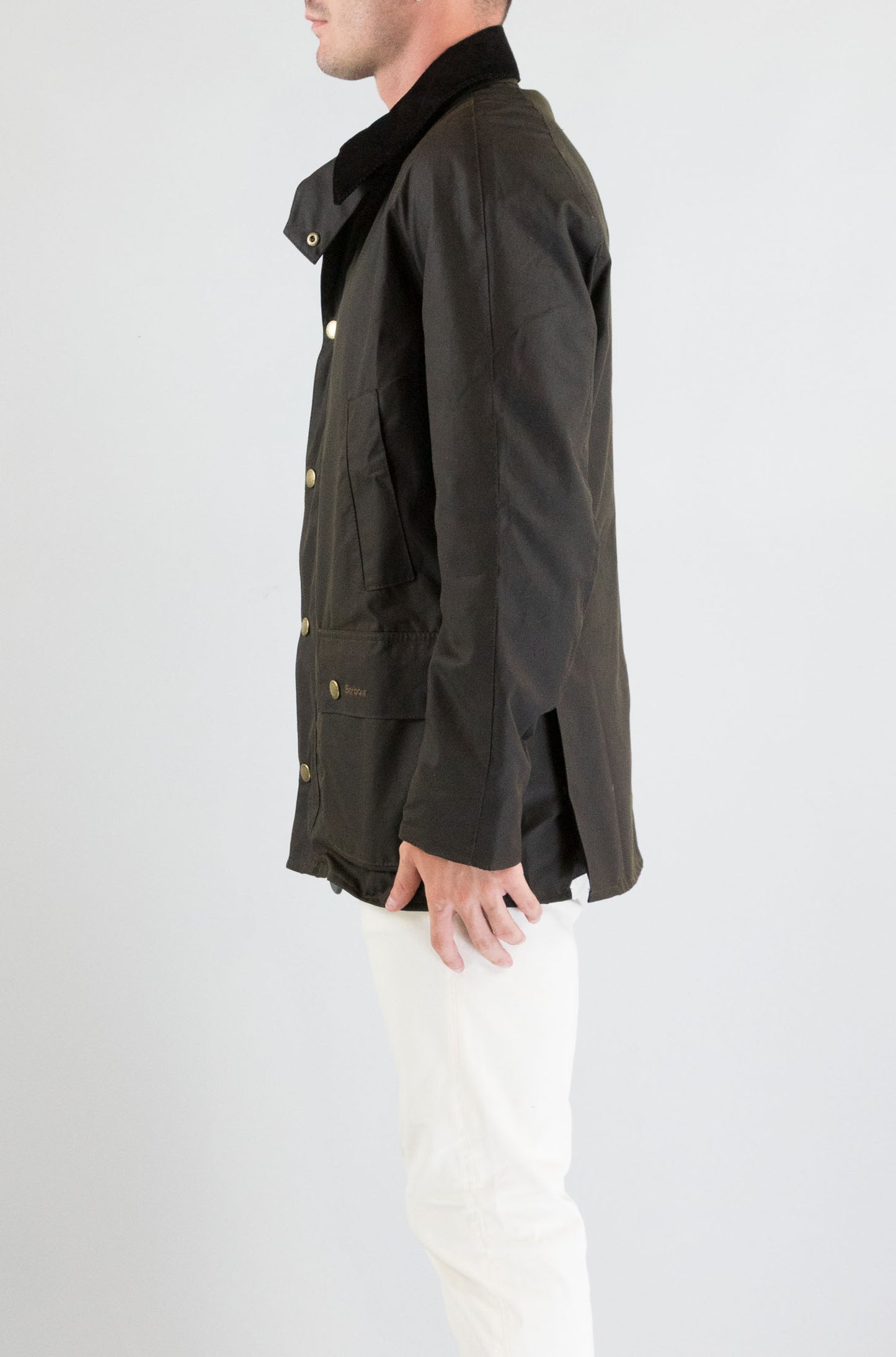 Giubbotto Barbour Ol71 da Uomo mwx0339 ashby wax