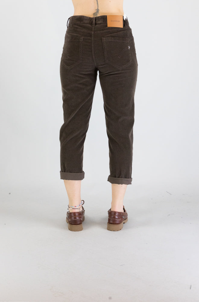Pantalone Dondup Chocolate da Donna dp268b vs0030d bm5 koons