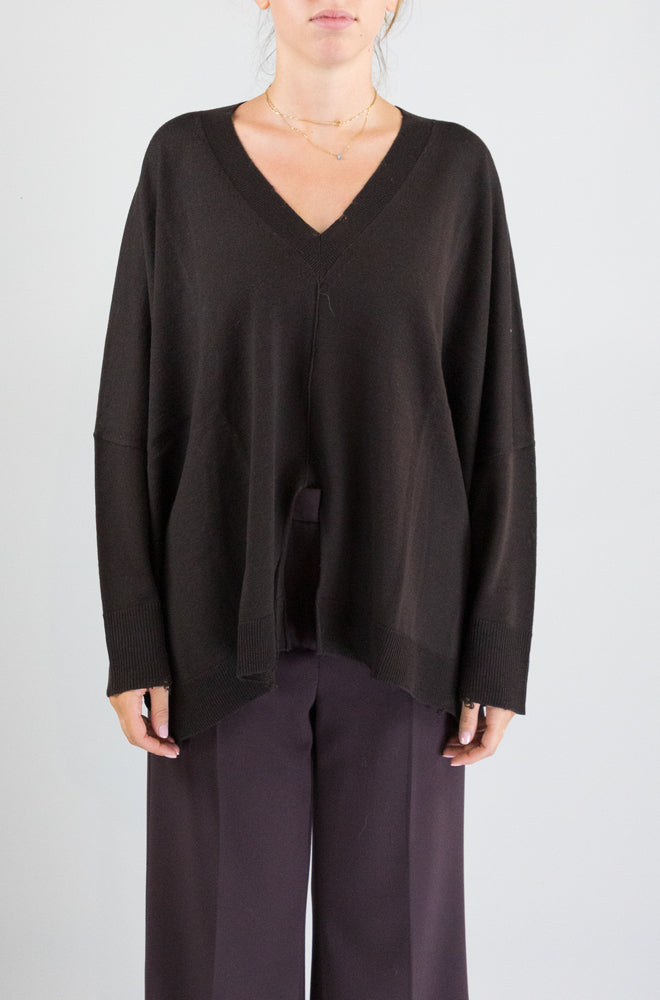 Maglia Ottod’Ame Aubergine da Donna dk9379